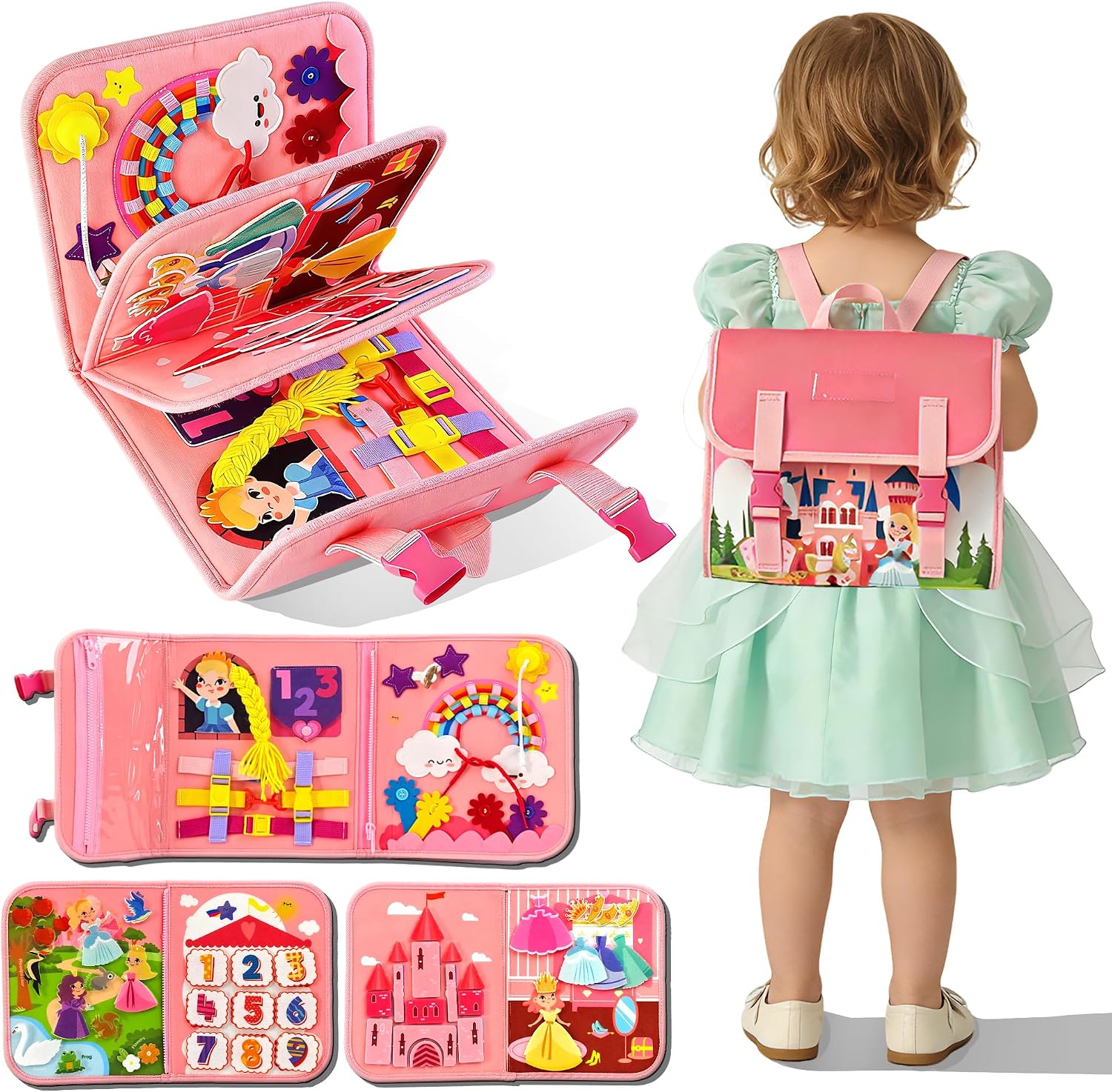 Kids Education Fun - Zaino attività divertente a forma di