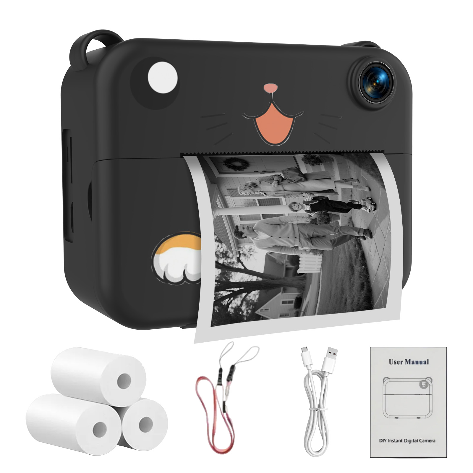 Kids Educational Videos - Fotocamera Digitale per Bambini con Stampa