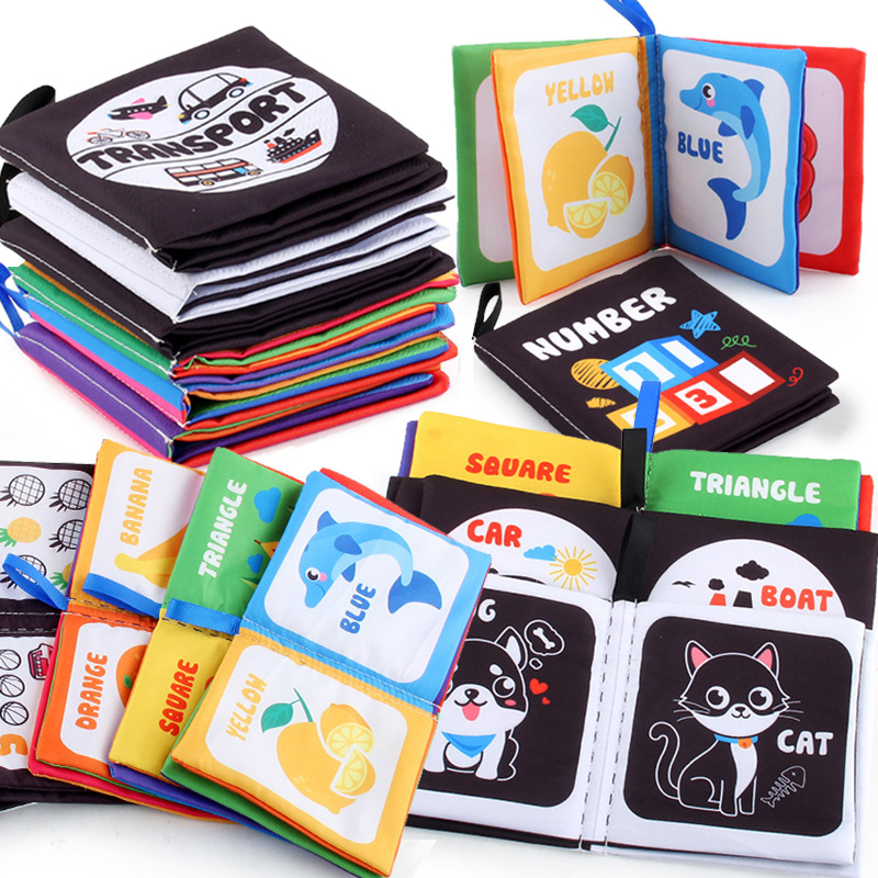 Kids Education Book - Libro di stoffa per neonati 0-12
