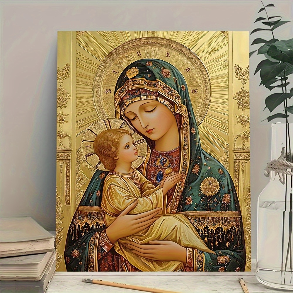 Kids Education Help - Puzzle con icona della Madonna del
