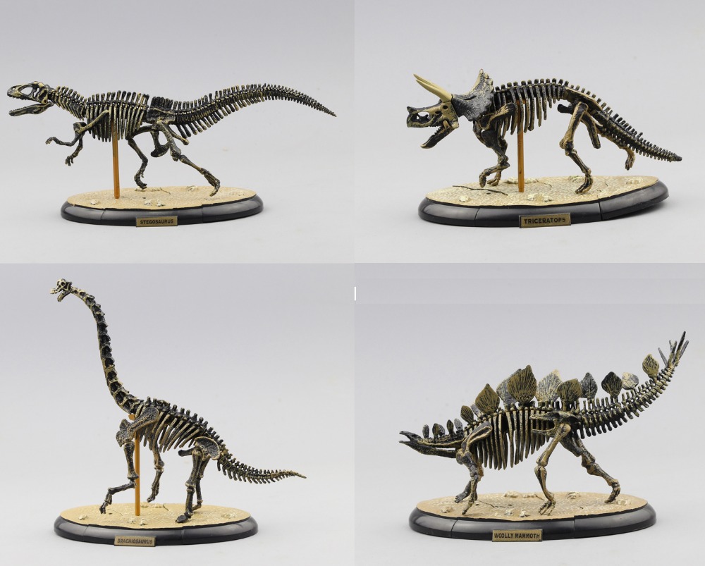 Puzzle Map World - Jurassic World Brachiosaurus scheletro Fossil PVC