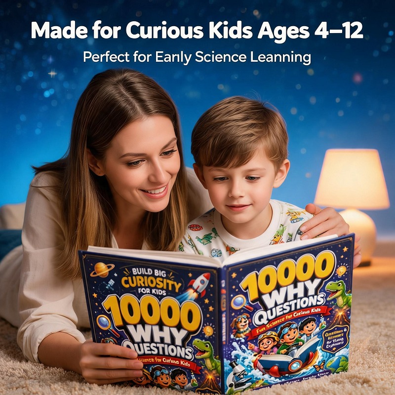 Kids Education Book - 10000 perché: l'enciclopedia scientifica per bambini,