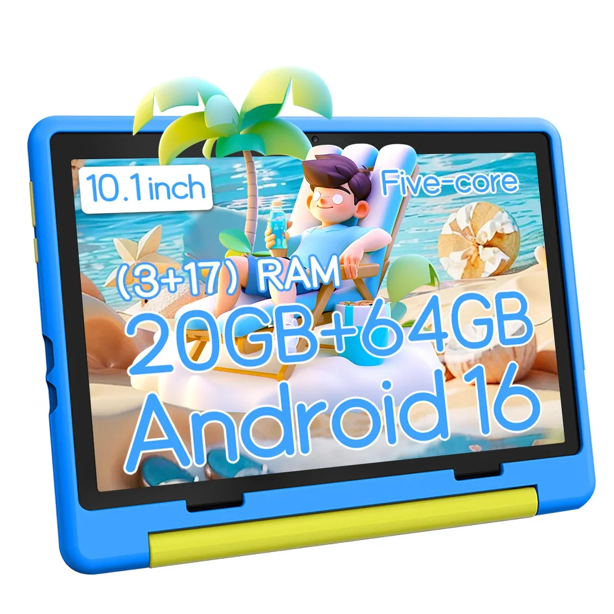 Kids Education Tablets - Nuovissimo tablet Android 16 per bambini,