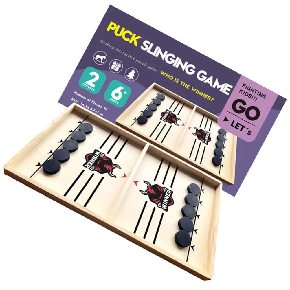 Kids Education Fun - Scacchiera in Legno con Catapulta, Gioco