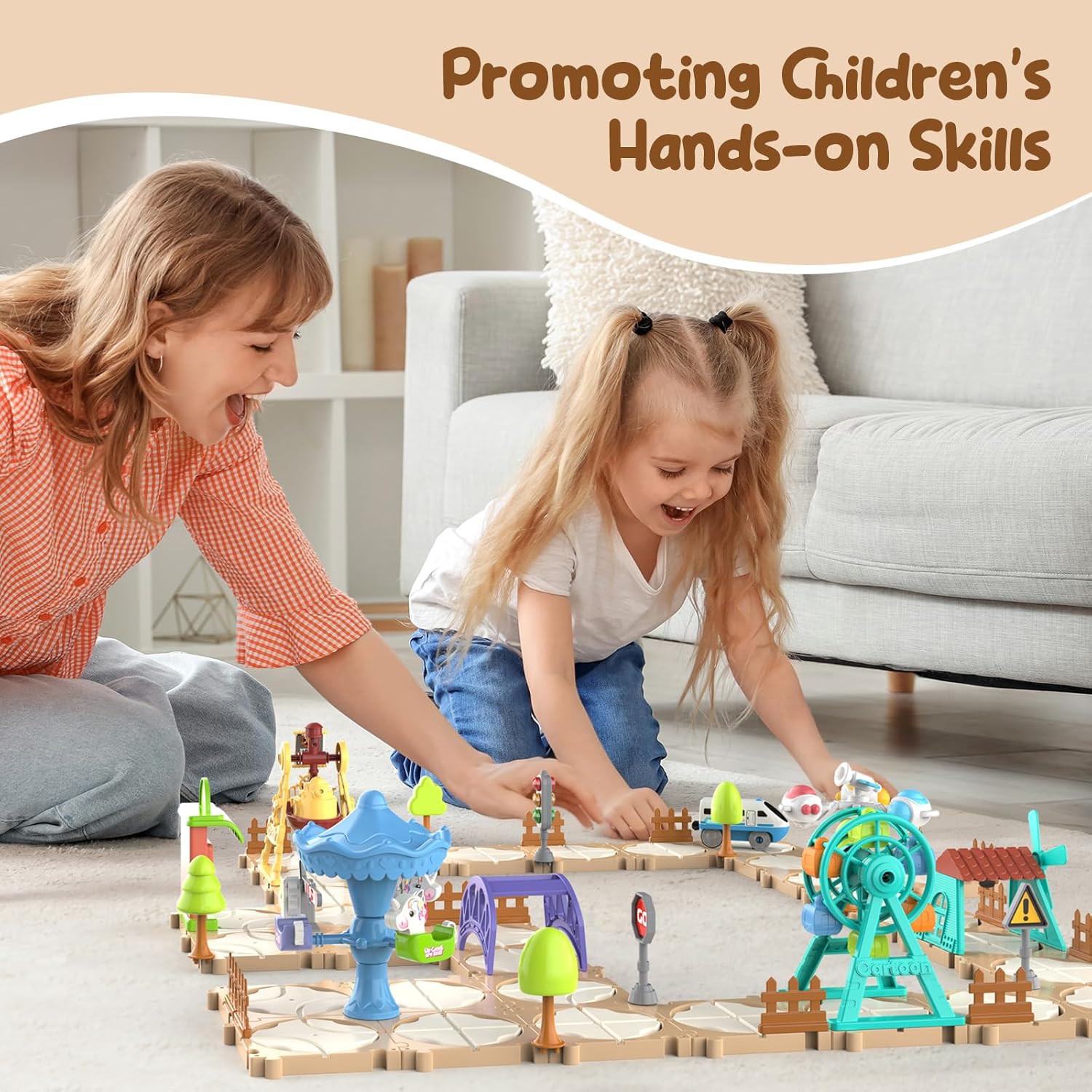 Set di Pista per Auto Puzzle F - Kids Educational Game recensione e prezzo