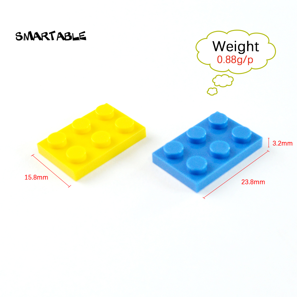 Smartable Bulk Plate 2X3 Build - Kids Education Logo recensione e prezzo