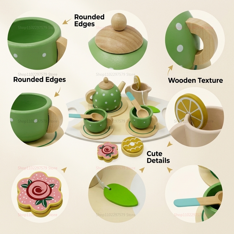 Set da Tè in Legno per Bambini - Kids Education Help recensione e prezzo