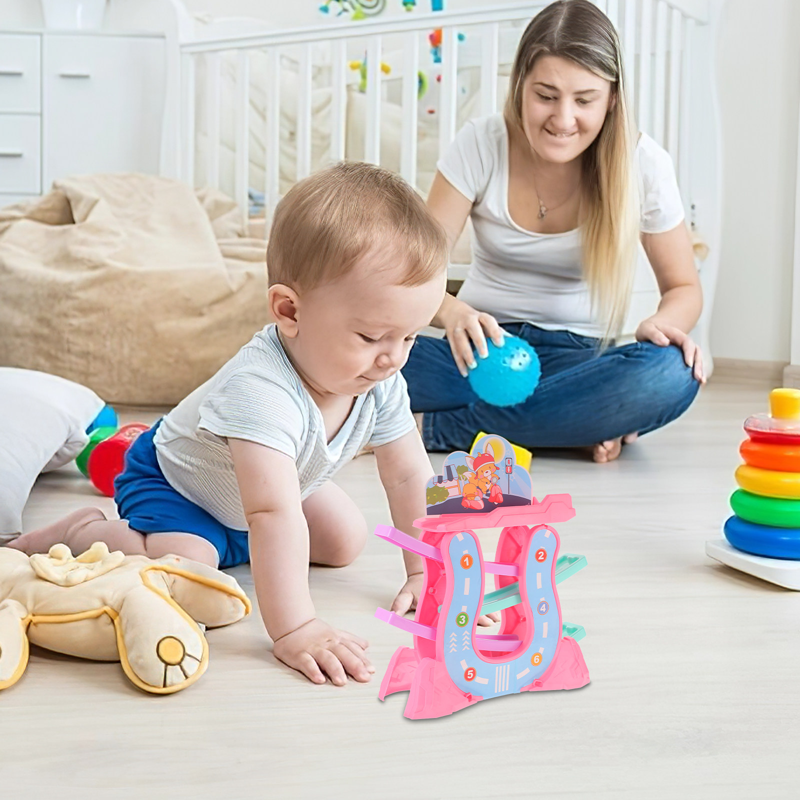 1 Set di Auto su Binari per Gi - Kids Early Education recensione e prezzo