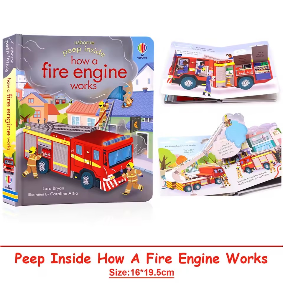 Usborne Peep Inside Come funzi - Kids Education Book recensione e prezzo