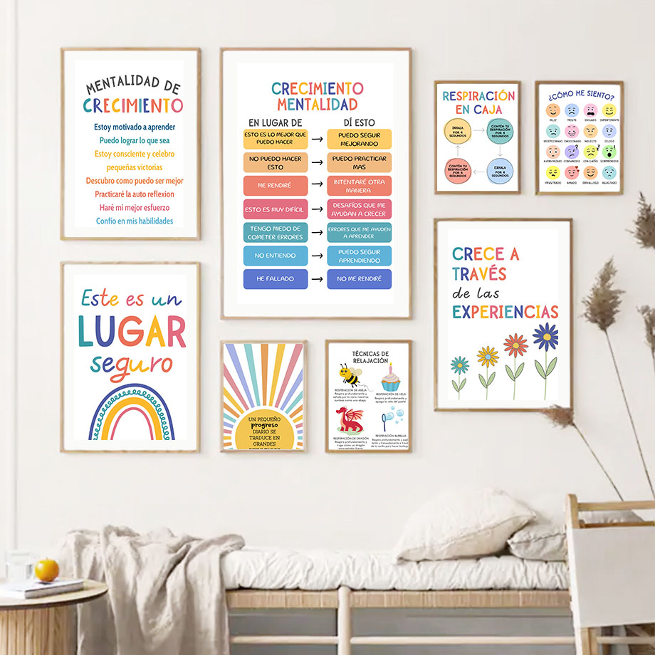 Educazione spagnola Motto Arco - Kids Educational Poster recensione e prezzo