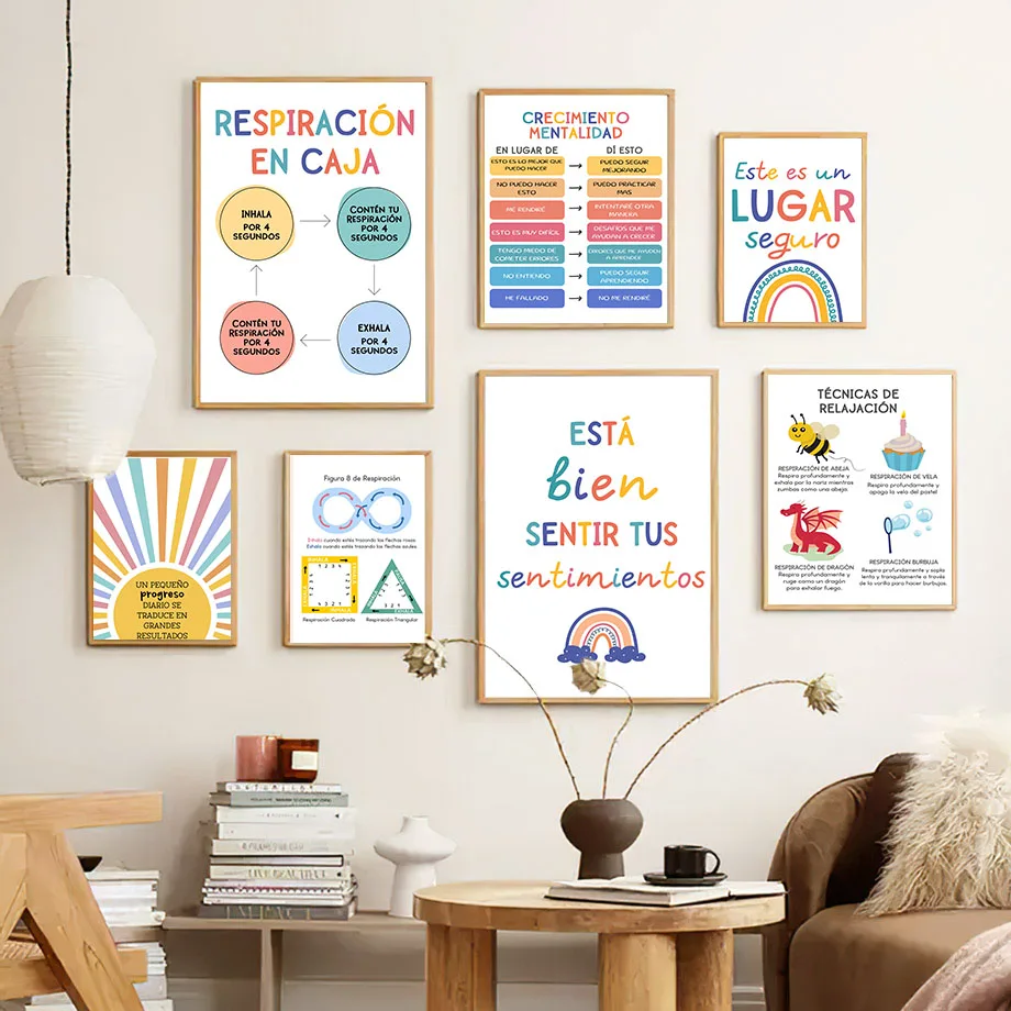 Educazione spagnola Motto Arco - Kids Educational Poster recensione e prezzo