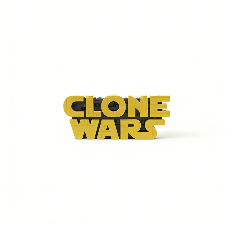 742 Pezzi MOC Clone Wars Logo  - Kids Education Logo recensione e prezzo