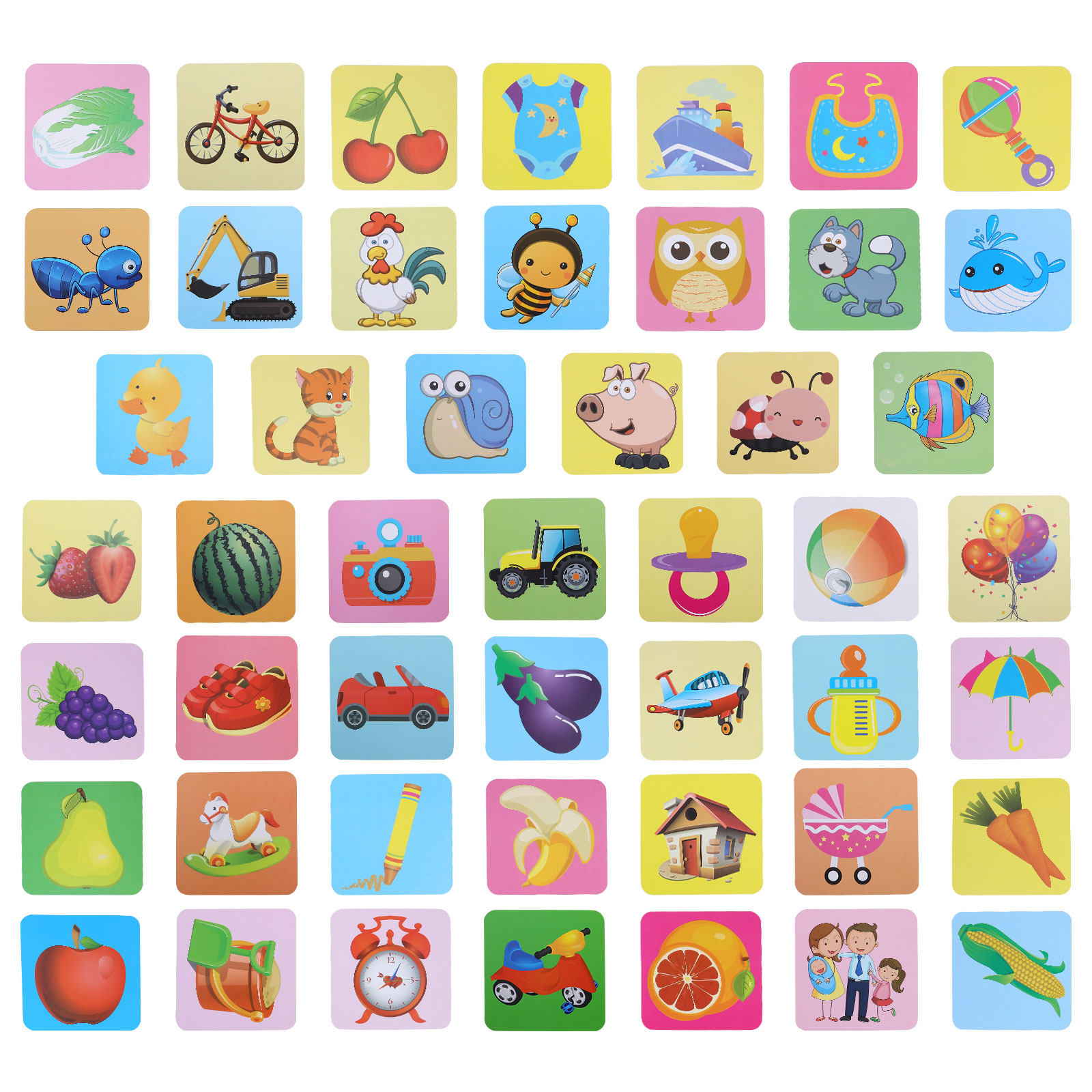 Carte di Stimolazione Visiva p - Kids Education Fun recensione e prezzo