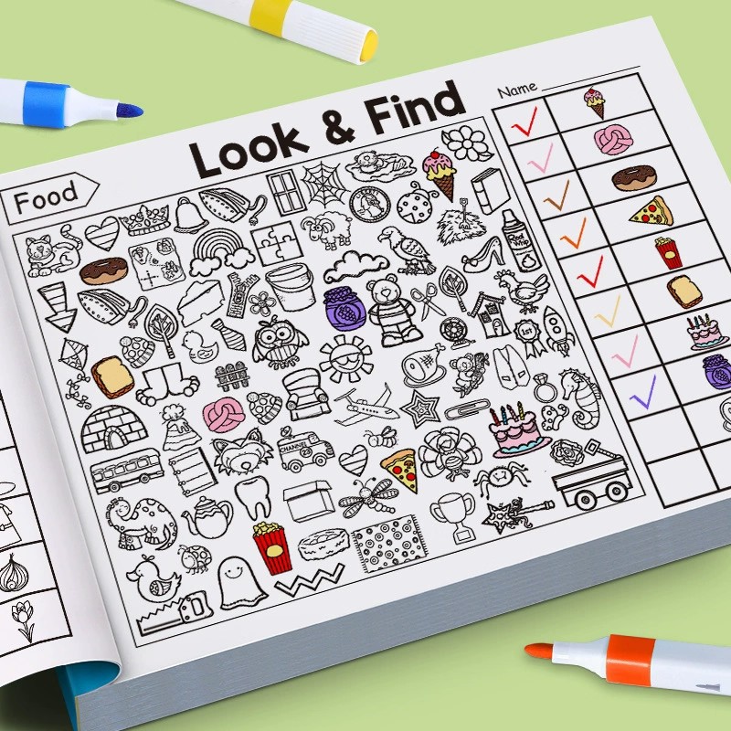 Sguardo e trova libro da color - Kids Early Education recensione e prezzo