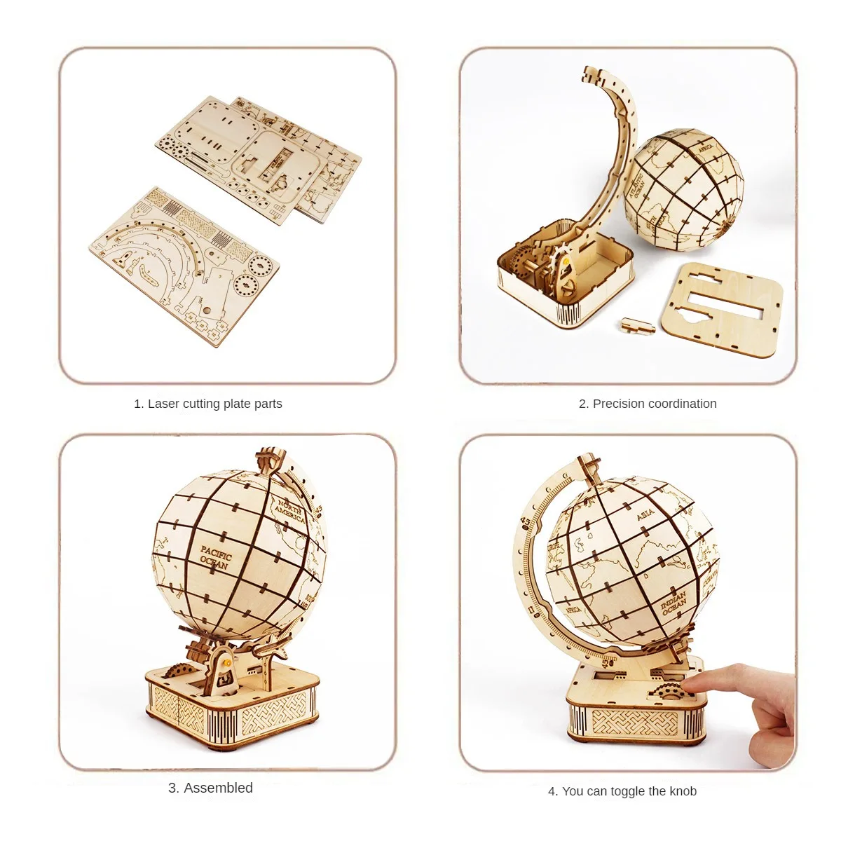 Globo 3D Puzzle in legno Gioca - Puzzle Map World recensione e prezzo
