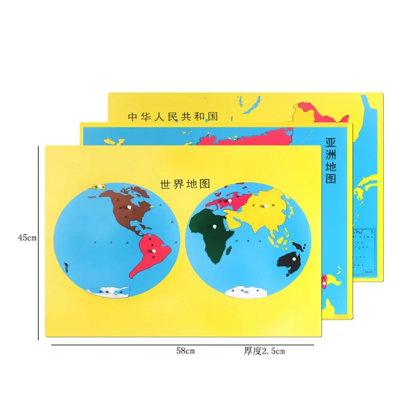 -Giocattoli didattici educativ - Puzzle Map World recensione e prezzo