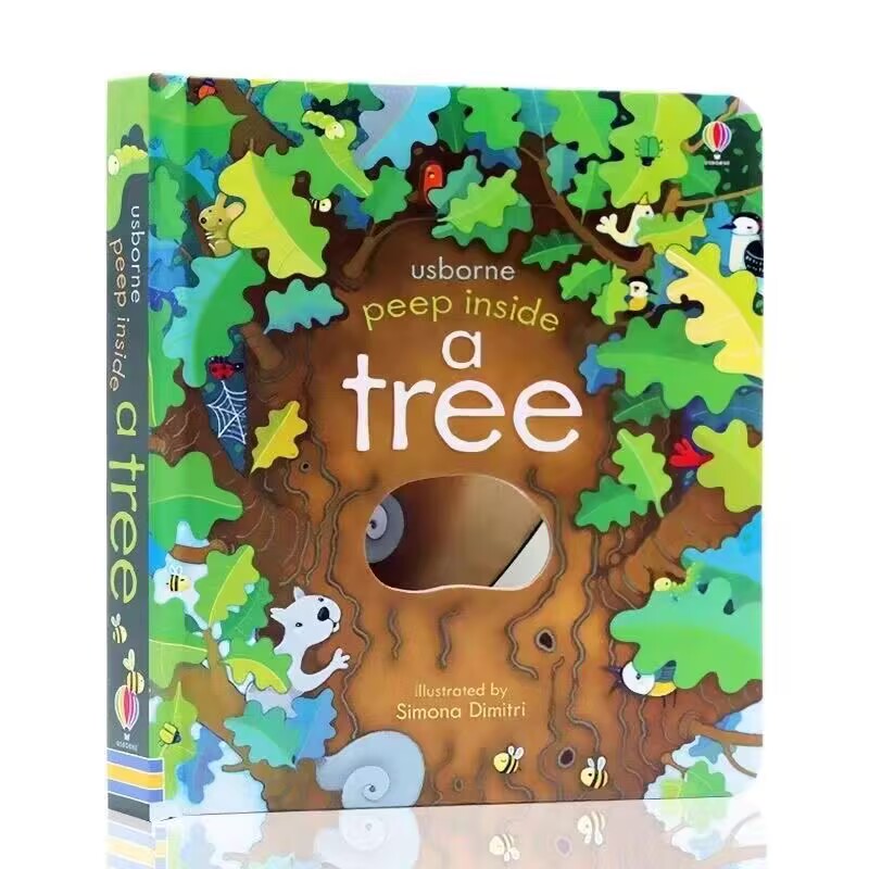 Usborne Peep Inside A Tree 3D  - Kids Early Education Books recensione e prezzo