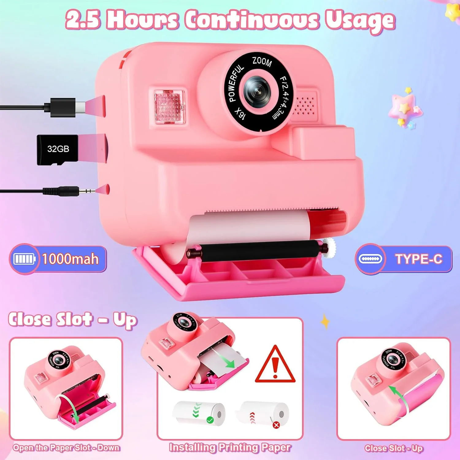 Fotocamera digitale per bambin - Kids Educational Videos recensione e prezzo