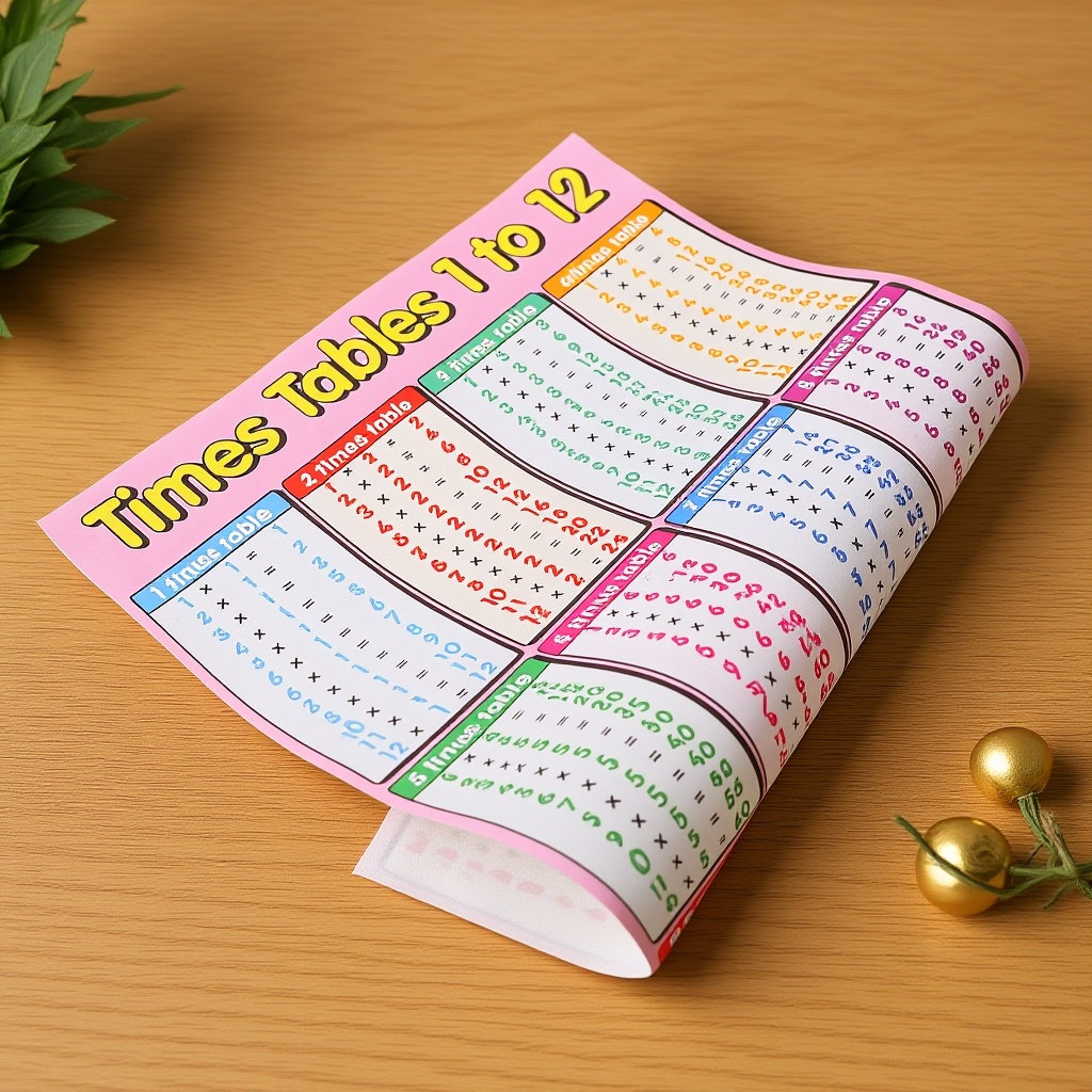 Poster della Tavola Pitagorica - Kids Educational Poster recensione e prezzo