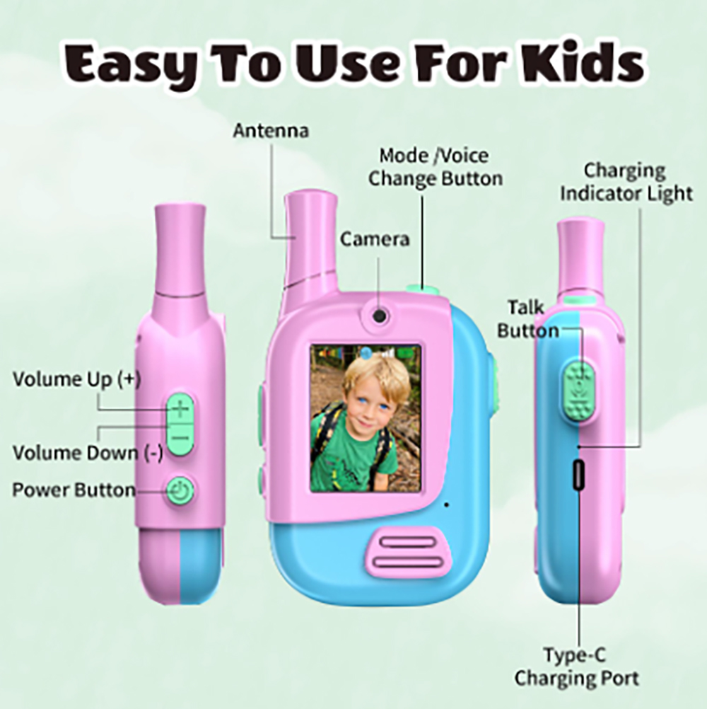 Set di 2 Walkie Talkie Ricaric - Kids Educational Videos recensione e prezzo