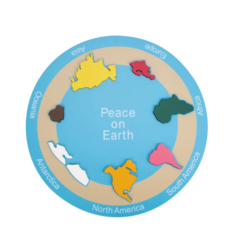 ADENA Montessori 7 Continent P - Puzzle Map World recensione e prezzo